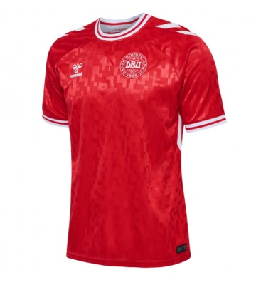 Denmark Replica Home Stadium Shirt Euro 2024 Short Sleeve